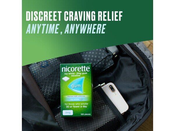 Nicorette&amp;reg; Fruitfusion 4mg Gum Nicotine 105s (Stop Smoking)