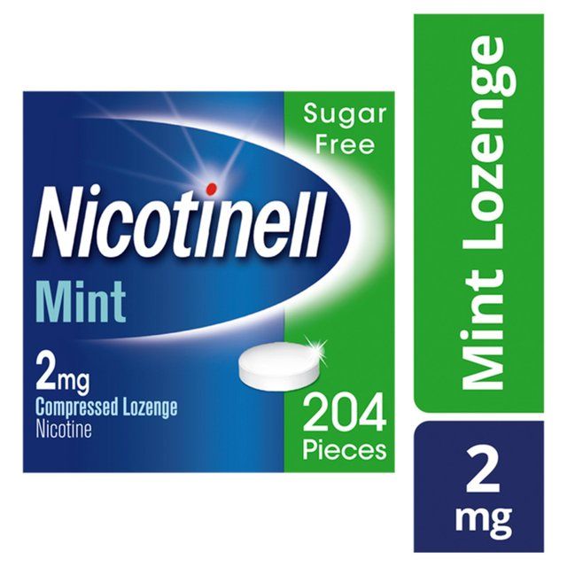 Nicotinell Nicotine Lozenge Quit Smoking Sugar Free Mint 2mg 204 Pack   204 per pack