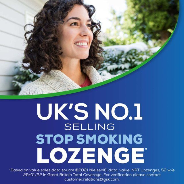 Nicotinell Nicotine Lozenge Stop Smoking Sugar Free Mint 1mg 144 Pack   144 per pack