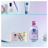 NIVEA Biodegradable 3 in 1 Micellair Micellar Cleansing Face Wipes   25 per pack