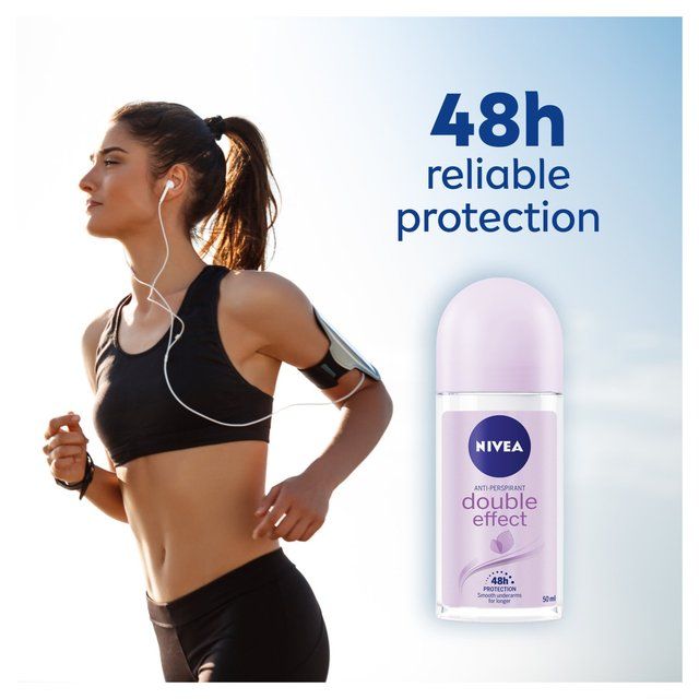 NIVEA Double Effect Anti-Perspirant Deodorant Roll-On    50ml