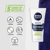 NIVEA MEN Sensitive Face Moisturiser with 0% Alcohol    75ml