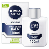 NIVEA MEN Sensitive Post Shave Balm with 0% Alcohol, 100ml