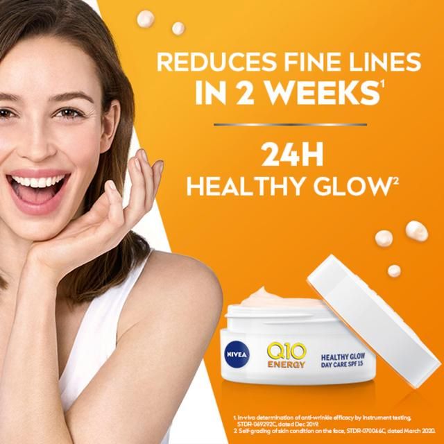 NIVEA Q10 Energy Anti-Wrinkle Day Face Cream SPF 15    50ml