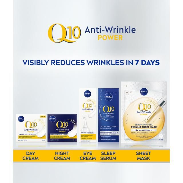 NIVEA Q10 Power Anti-Wrinkle Age Spot Day Face Cream SPF30   50ml