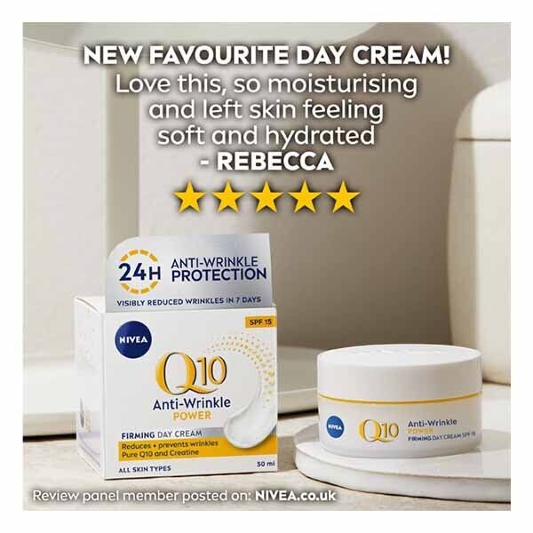 NIVEA Q10 Power Anti-Wrinkle Firming Day Cream SPF15 50ml