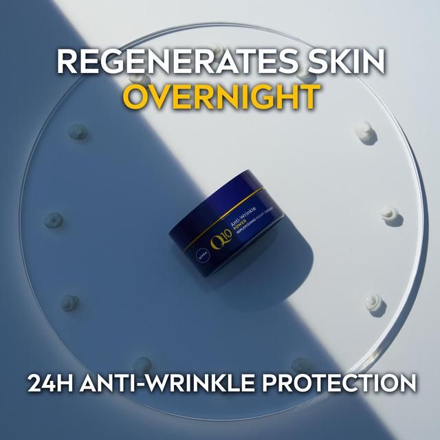 NIVEA Q10 Power Anti-Wrinkle &amp;amp; Firming Nourishing Night Face Cream   50ml