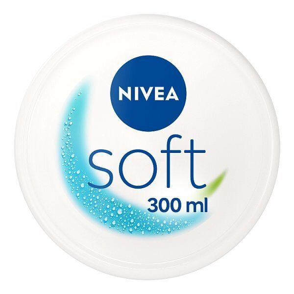 NIVEA Soft Moisturiser Cream for Face, Hands &amp;amp; Body, 300ml