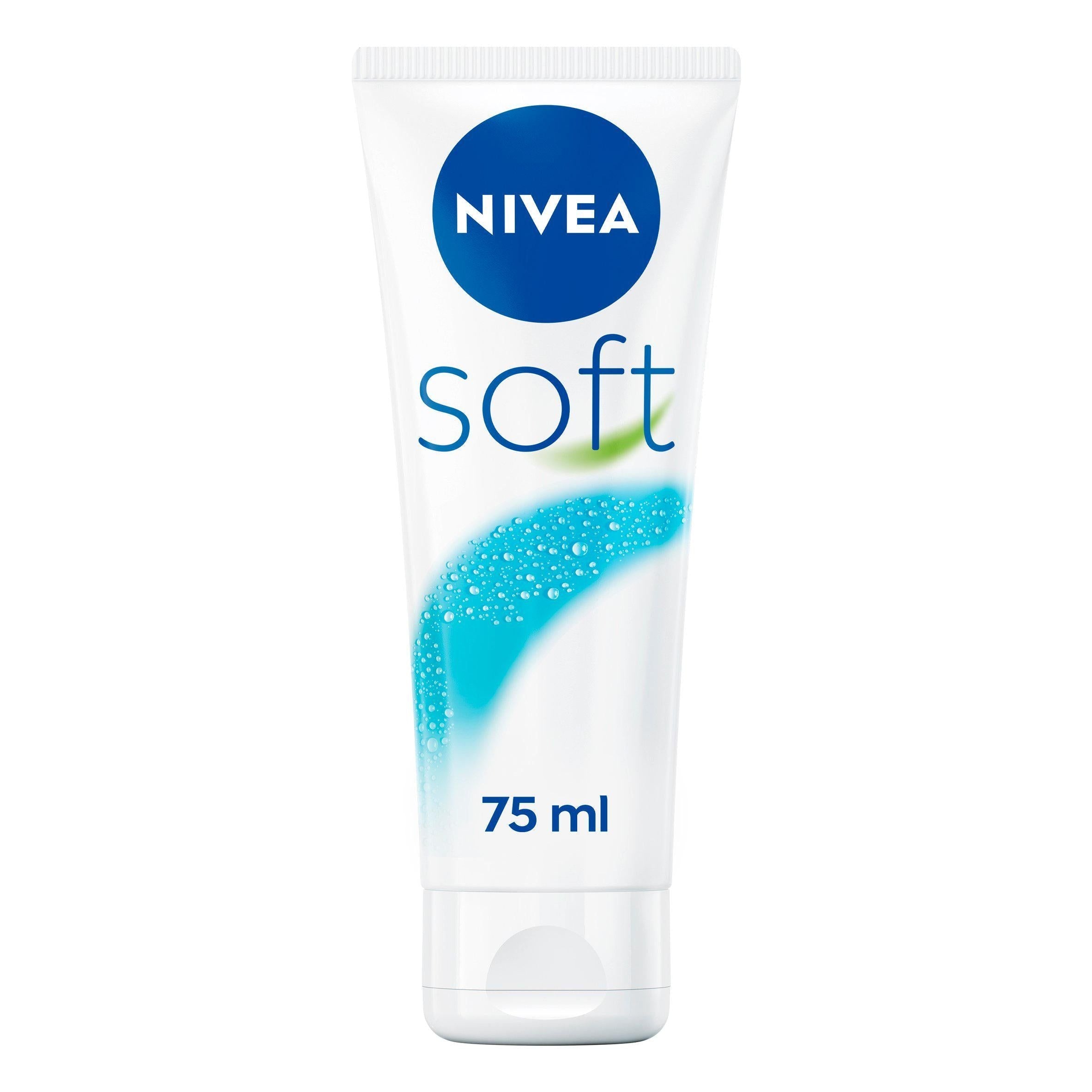 Nivea Soft Moisturiser for Face Hands &amp;amp; Body 75ml