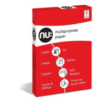 Nu Multipurpose A4 Printer Paper 70GSM 500 Sheets PEFC Certified   500 per pack