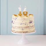 Number 1 Gold Candle 1st Birthday
