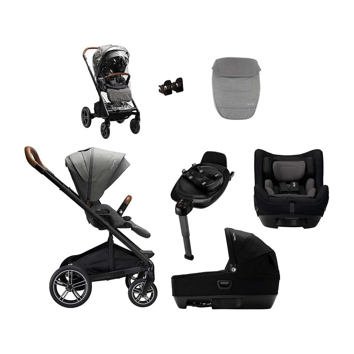 Nuna, MIXX Next Generation CARI Bundle, Granite R129