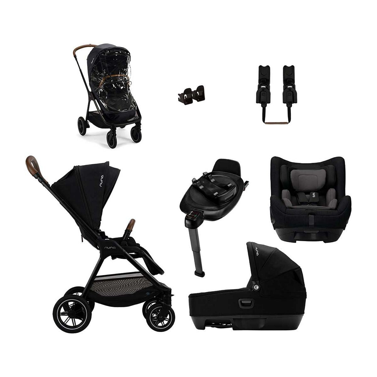 Nuna, TRIV Next Generation CARI Bundle, Caviar R129