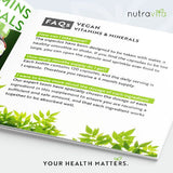 Nutravita Vegan Essential Multivitamins - 120 Vegan Capsules