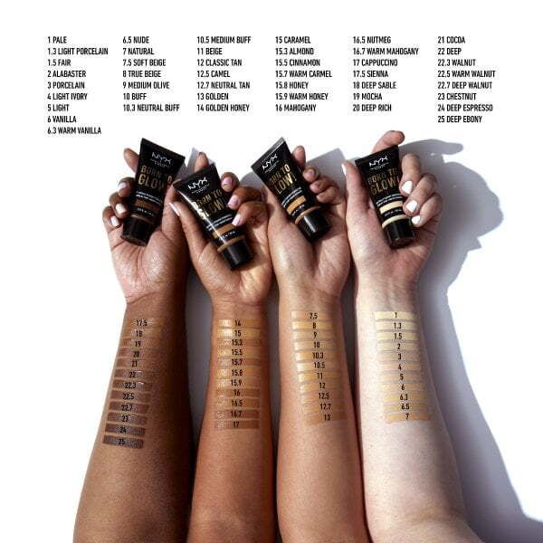 NYX Professional Makeup Born To Glow Radiant Foundation Pale