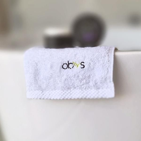 Obvs Skincare Organic Cotton Face Cloth - White