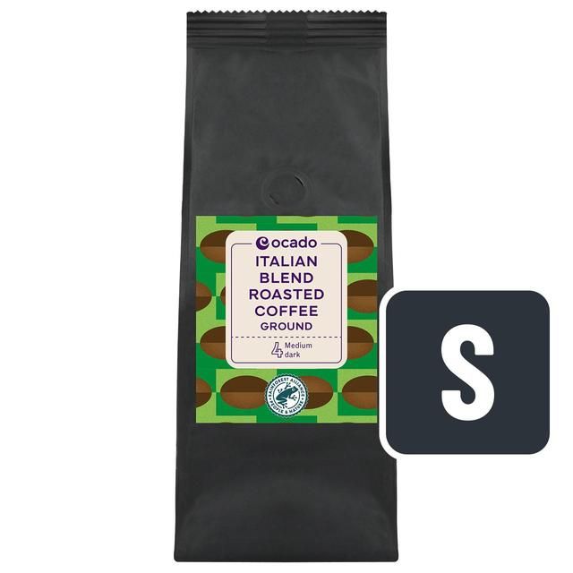Ocado Italian Blend Roast &amp;amp; Ground Coffee   227g