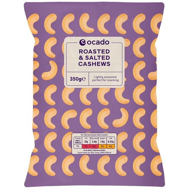 Ocado Roasted &amp;amp; Salted Cashews   350g