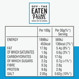 Off The Eaten Path Sea Salted Bean Sticks Sharing Bag Crisps   100g