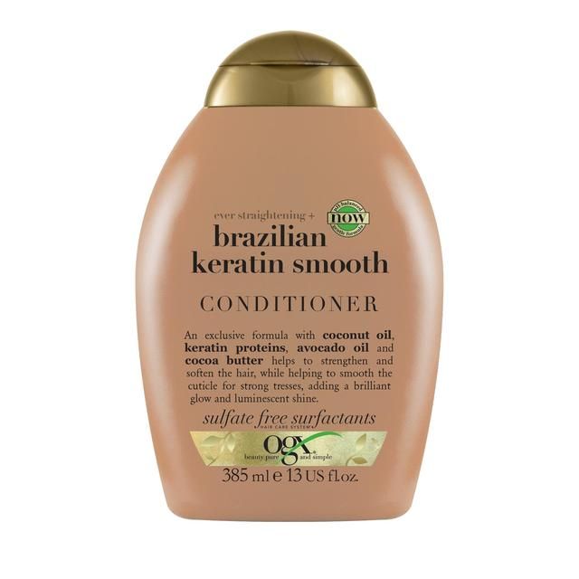 OGX Ever Straightening+ Brazilian Keratin Smooth pH Balanced Conditioner   385ml
