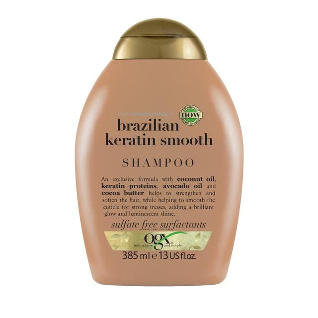 OGX Ever Straightening+ Brazilian Keratin Smooth pH Balanced Shampoo   385ml