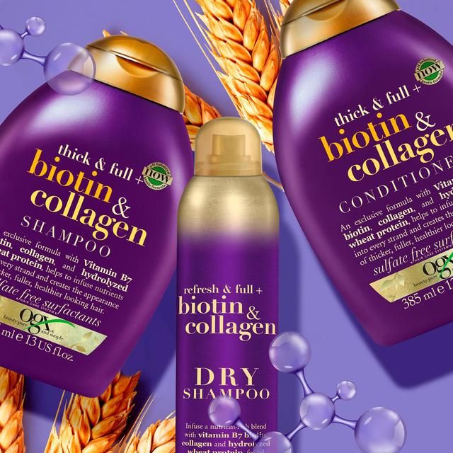 OGX Thick &amp;amp; Full+ Biotin &amp;amp; Collagen pH Balanced Shampoo   385ml