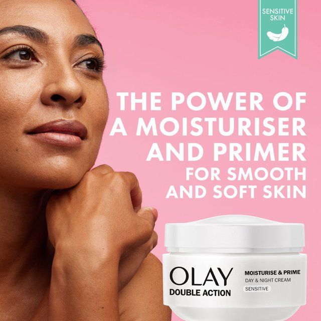 Olay Double Action Sensitive Moisturiser Day Cream   50ml