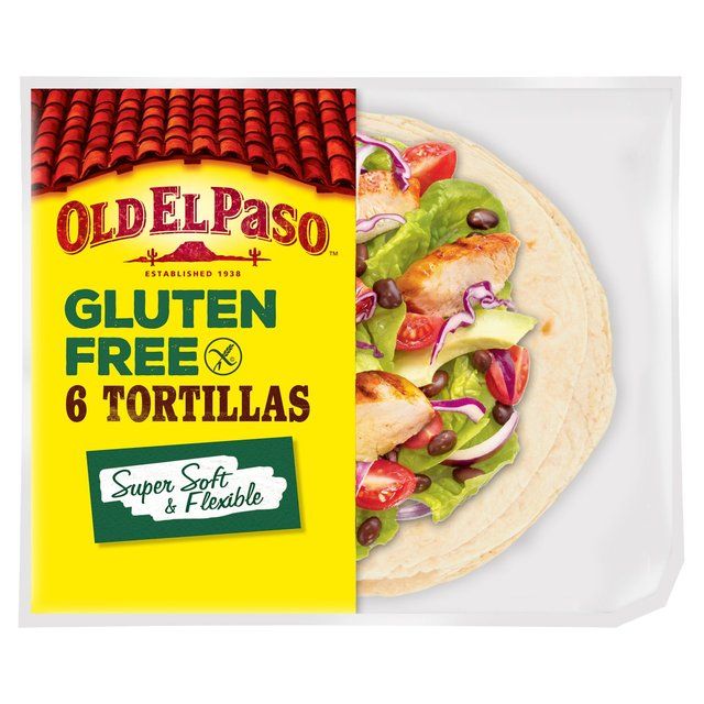 Old El Paso Gluten Free Tortilla Fajita Wraps   6 per pack
