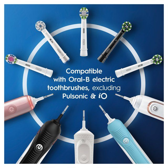 Oral-B CrossAction Toothbrush Heads - White   2 per pack