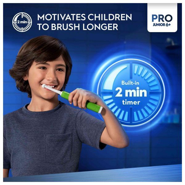 Oral-B Pro Junior 6+ Green Electric Toothbrush