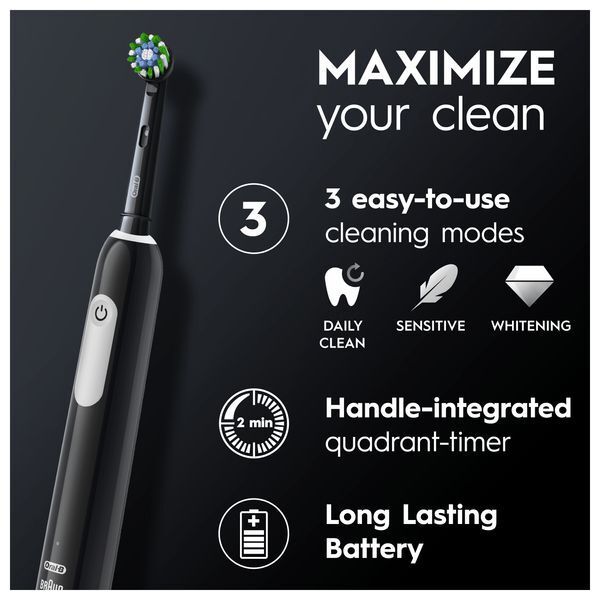Oral-B Pro Series 1 Pink &amp;amp; Black Electric Toothbrushes