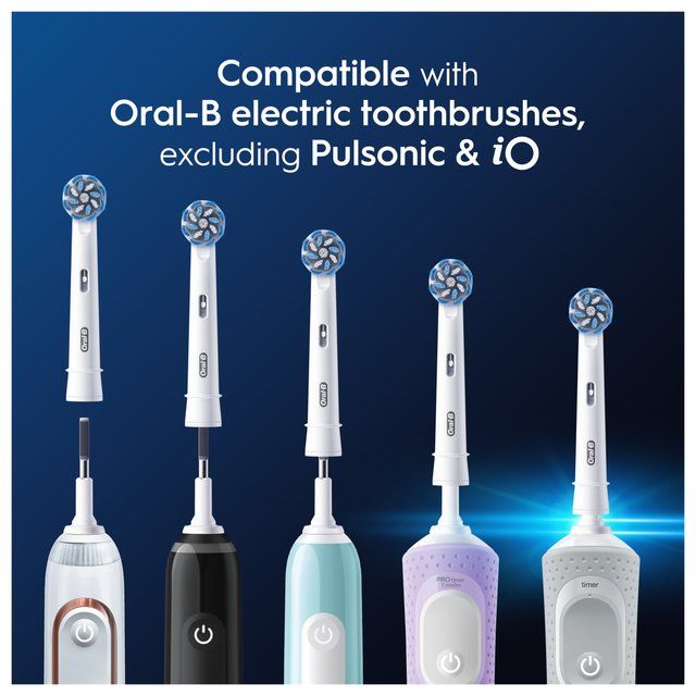 Oral-B Sensiclean Toothbrush Heads   4 per pack