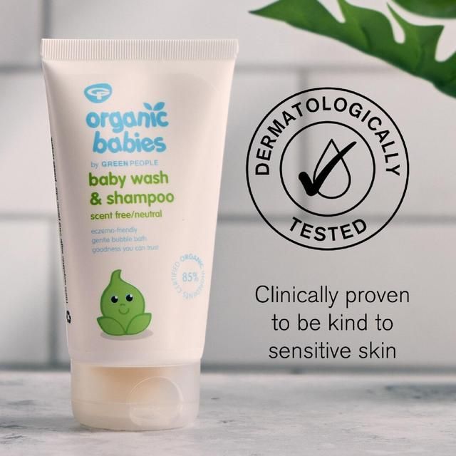 Organic Babies Scent Free Wash &amp;amp; Shampoo    150ml
