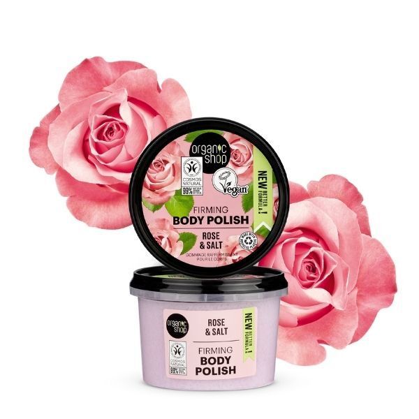 Organic Shop Firming Body Polish Rose &amp;amp; Salt 250ml