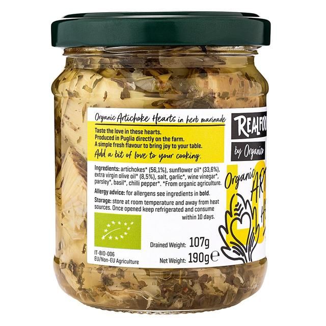 Organico Artichoke Hearts in Herb Marinade   190g
