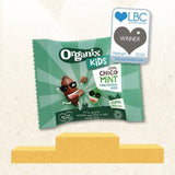 Organix KIDS Cool Choco Mint Mini Organic Flapjack Bites   4 x 23g