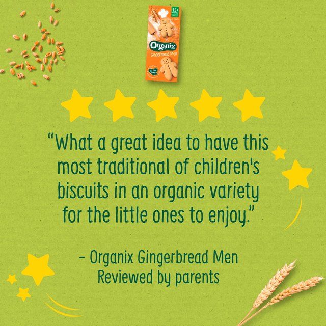 Organix Mini Organic Gingerbread Men 12 mths+   135g