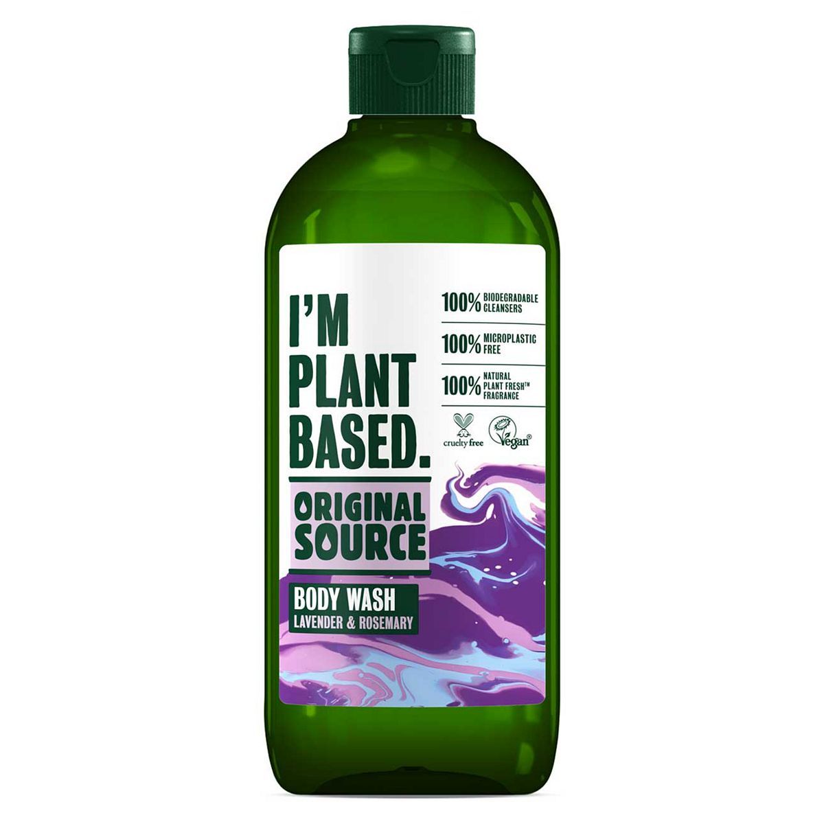 Original Source Plant Based Body Wash Lavender &amp;amp; Rosemary Shower Gel 335ml