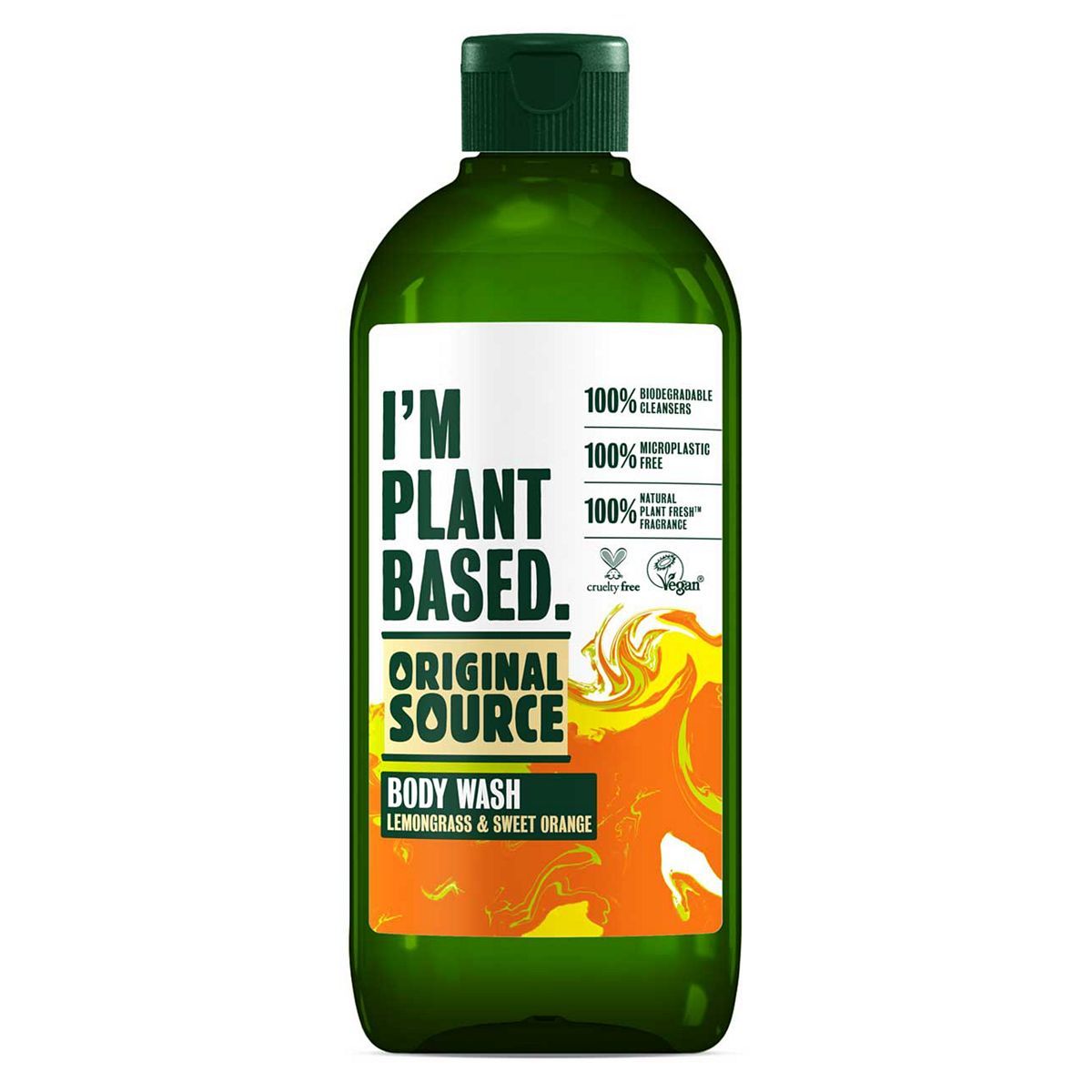 Original Source Plant Based Body Wash Lemongrass &amp;amp; Sweet Orange Shower Gel 335ml
