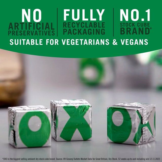 Oxo 12 Vegetable Stock Cubes   71g