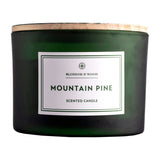 Painted Lid Large Candle - Mountain Pine