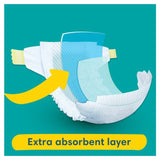 Pampers Baby-Dry Nappies Size 8 (17kg+) Jumbo+ Pack   52 per pack