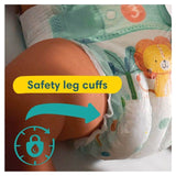 Pampers Baby-Dry Nappies Size 8 (17kg+) Jumbo+ Pack   52 per pack