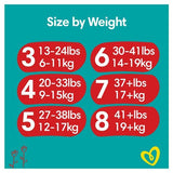 Pampers Baby-Dry Nappy Pants Size 4 Nappies Carry Pack x23
