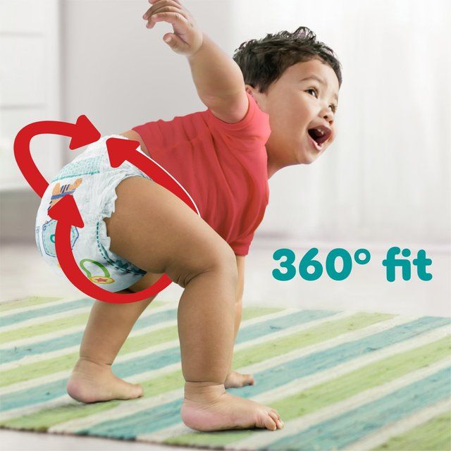 Pampers Baby-Dry Nappy Pants Size 5 (12-17kg) Essential Pack   33 per pack