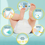 Pampers New Baby Nappies Size 2 (4-8kg) Jumbo+ Pack   76 per pack