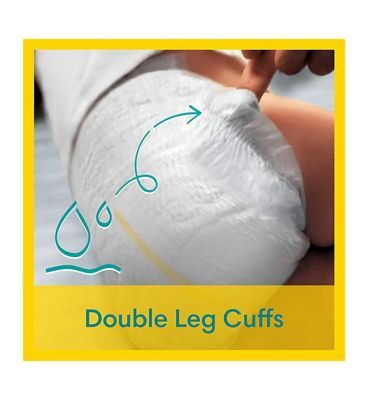 Pampers New Baby Size 1, 50 Newborn Nappies, 2kg-5kg, Essential Pack