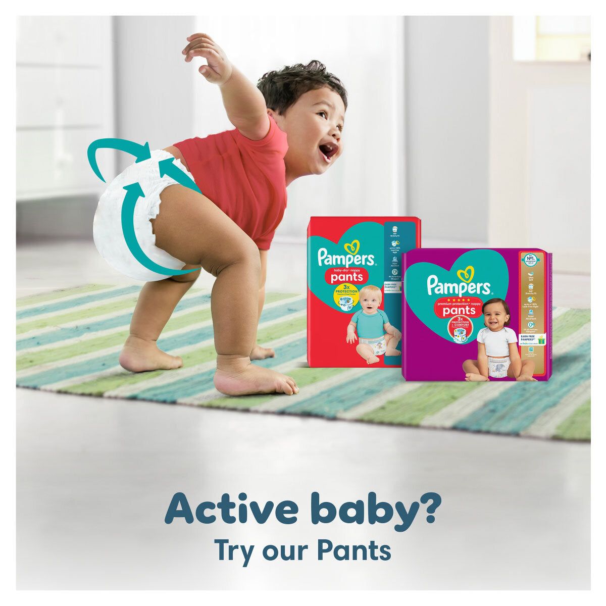 Pampers Premium Protect, New Baby Size 3, 70 Pack