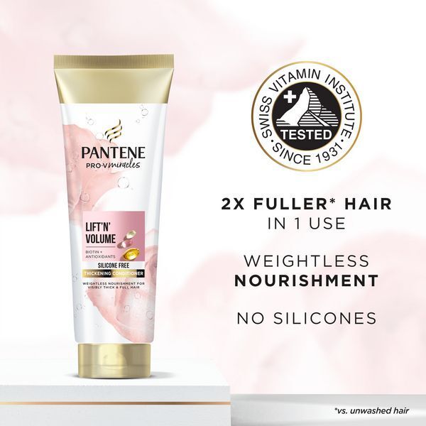 Pantene Lift &amp;amp; Volume Hair Conditioner, Biotin, 275ml