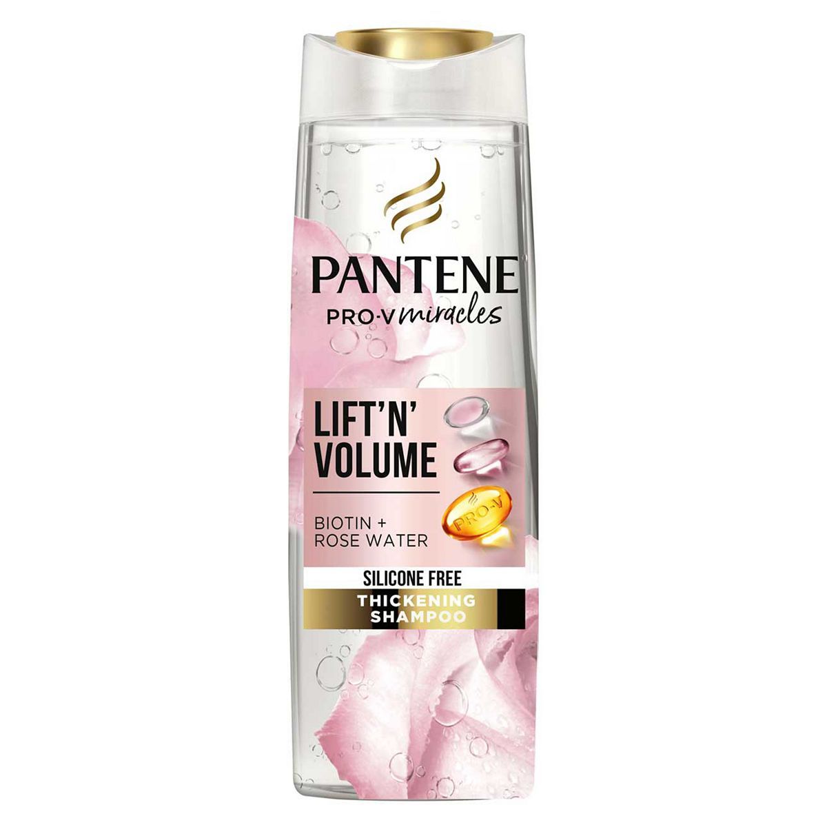 Pantene Miracles Lift &amp;amp; Volume Hair Silicone Free Shampoo with Biotin 400ml